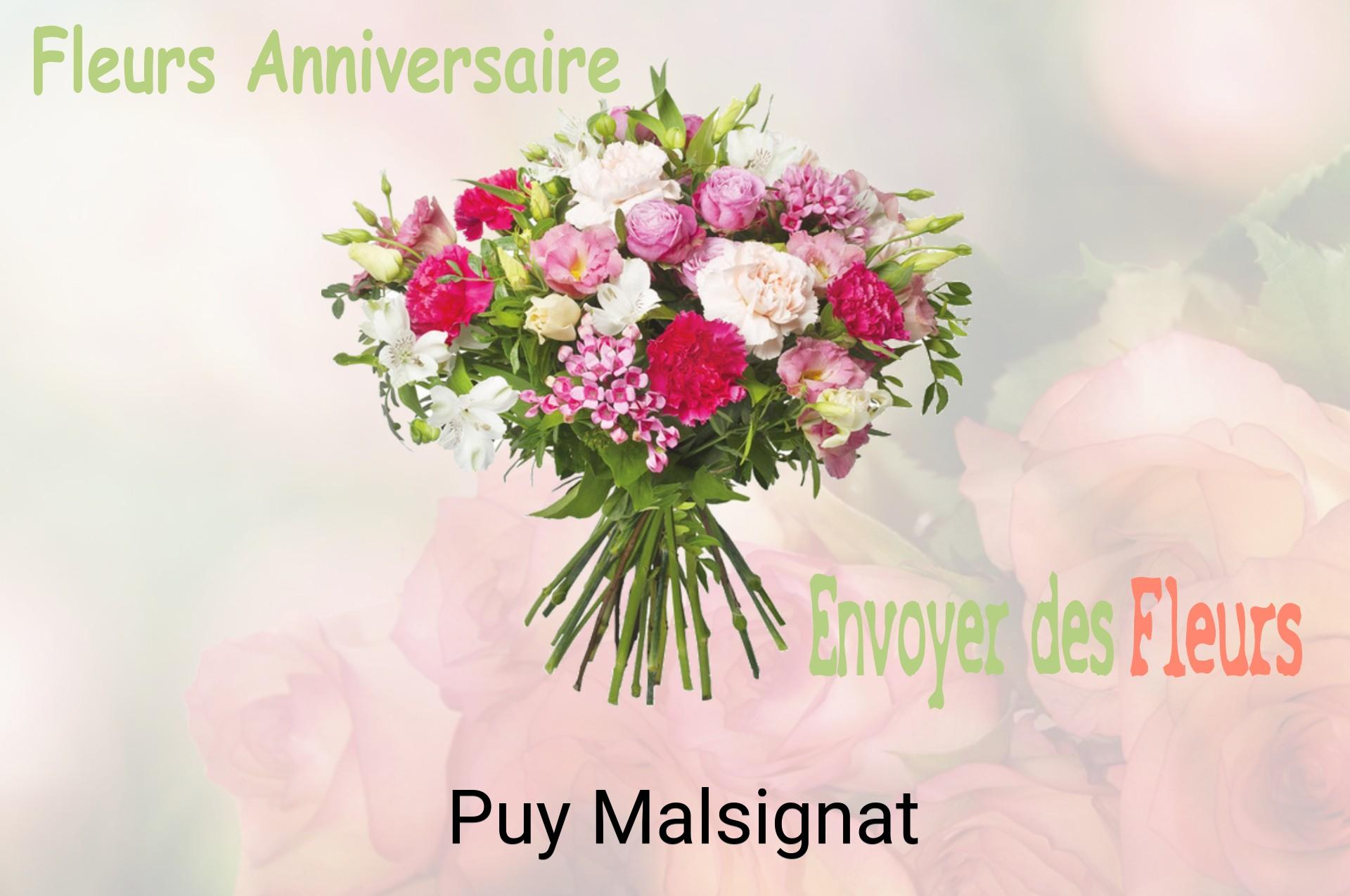 Bouquet de fleurs d’anniversaire livré à Puy-Malsignat