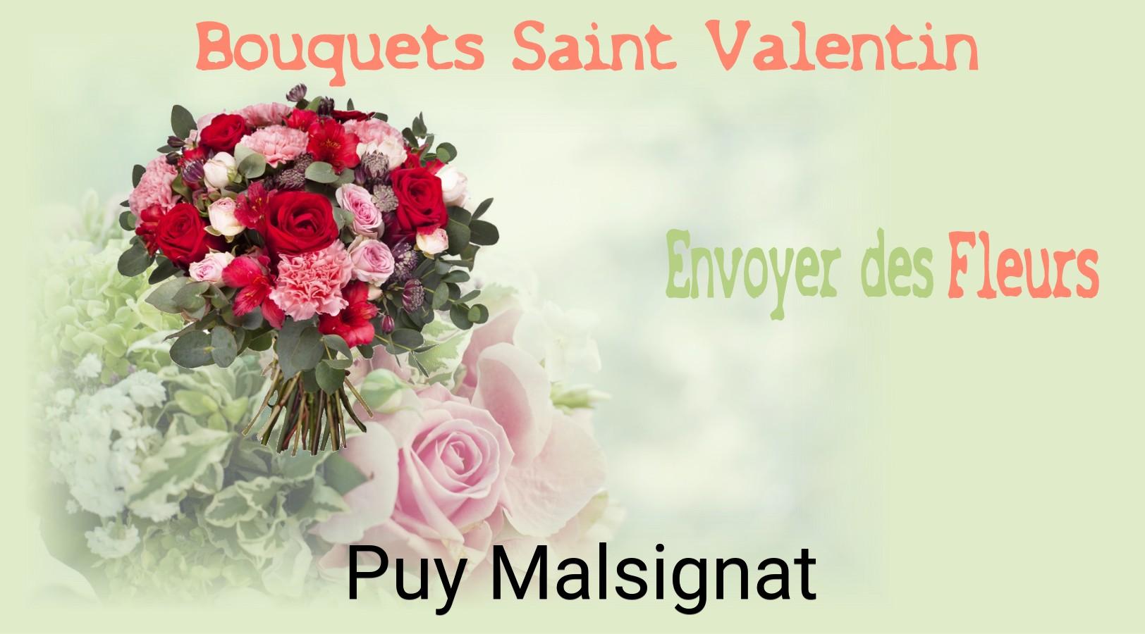 Roses de Saint-Valentin livrées à Puy-Malsignat